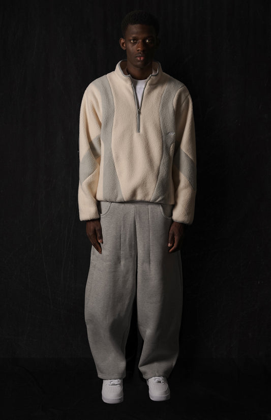 005. Night Lab Spring Fleece - Cream/Grey (PRE-ORDER)