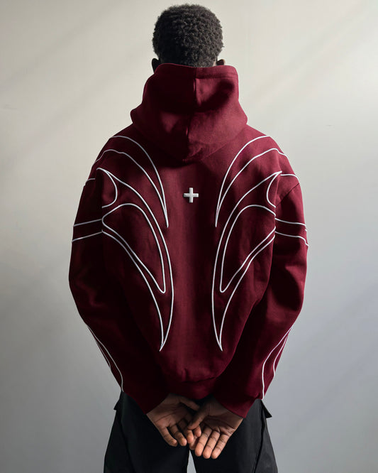 004.ARC Hoodie - Maroon