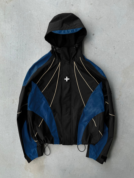 003. Ventus Shell Jacket - Black/Cobalt/Cream