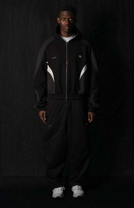 021. Night Lab Zip Hoodie - Black