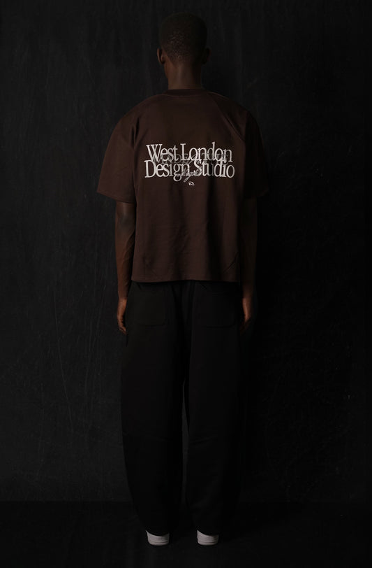 031. West London DS Tee - Brown