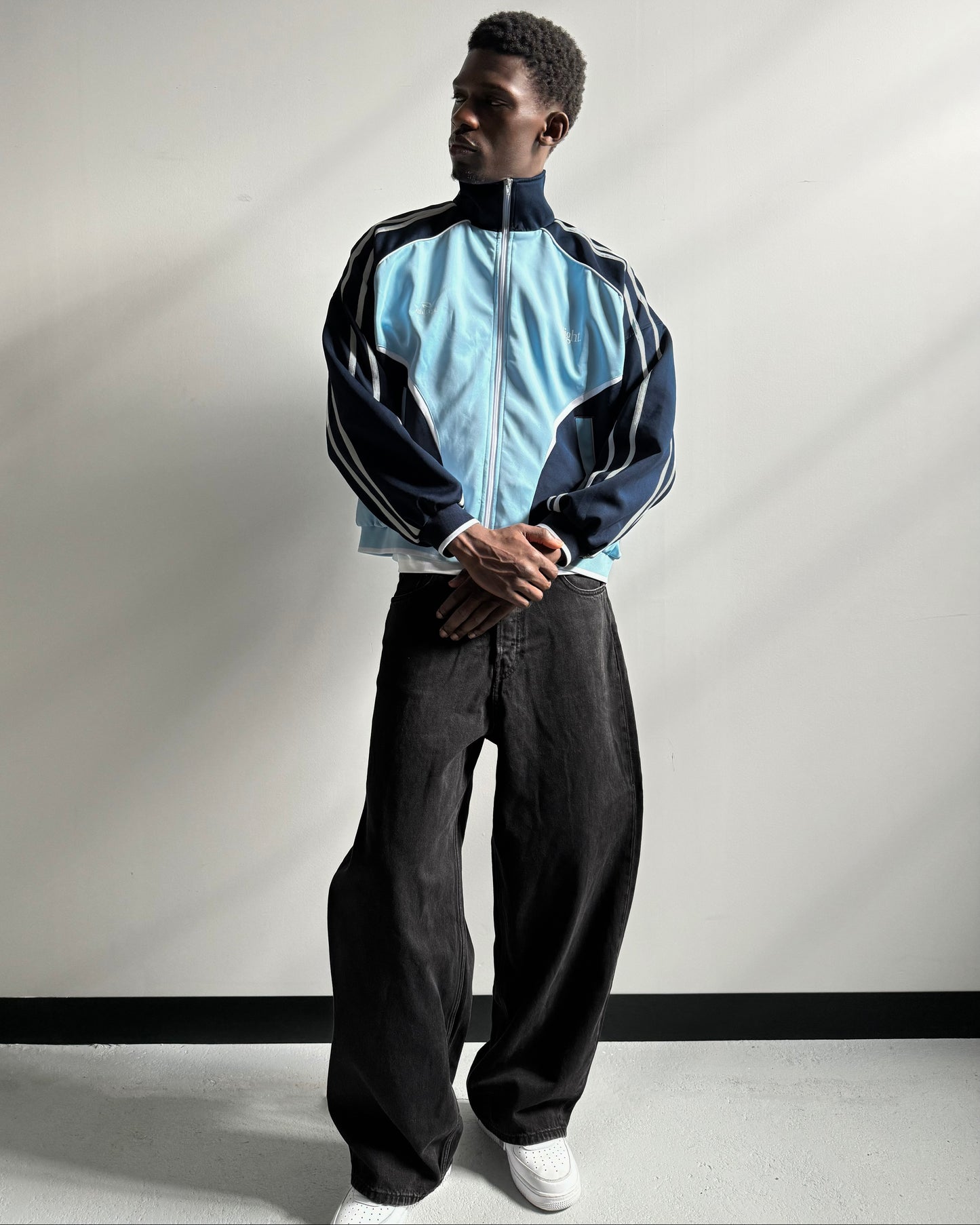 03. NL Track Jacket - Sky/Navy