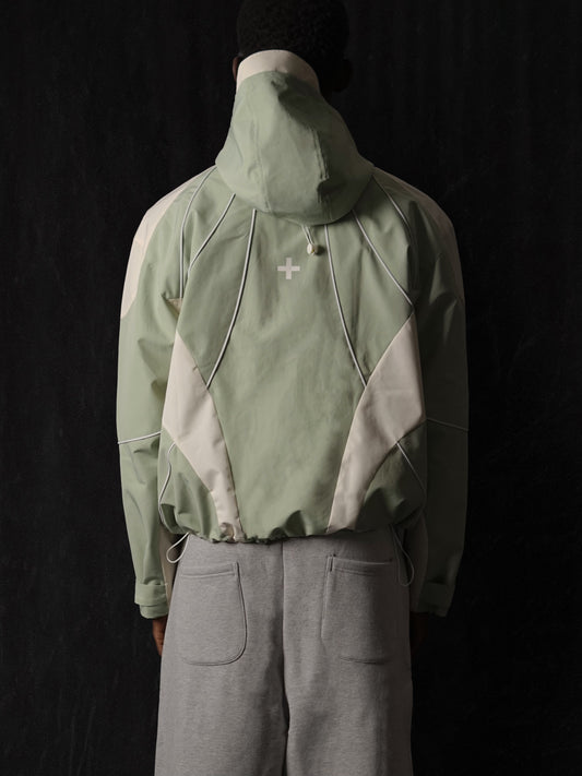 001. Ventus Shell Jacket - Green/Cream
