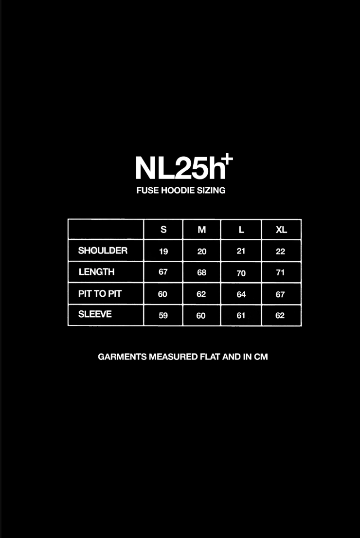 007. Night Lab Fuse Hoodie - Grey/Light Cream