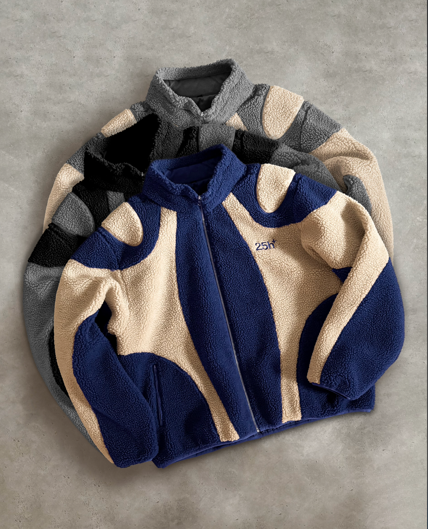 06. Night Lab Fleece - Navy/Cream