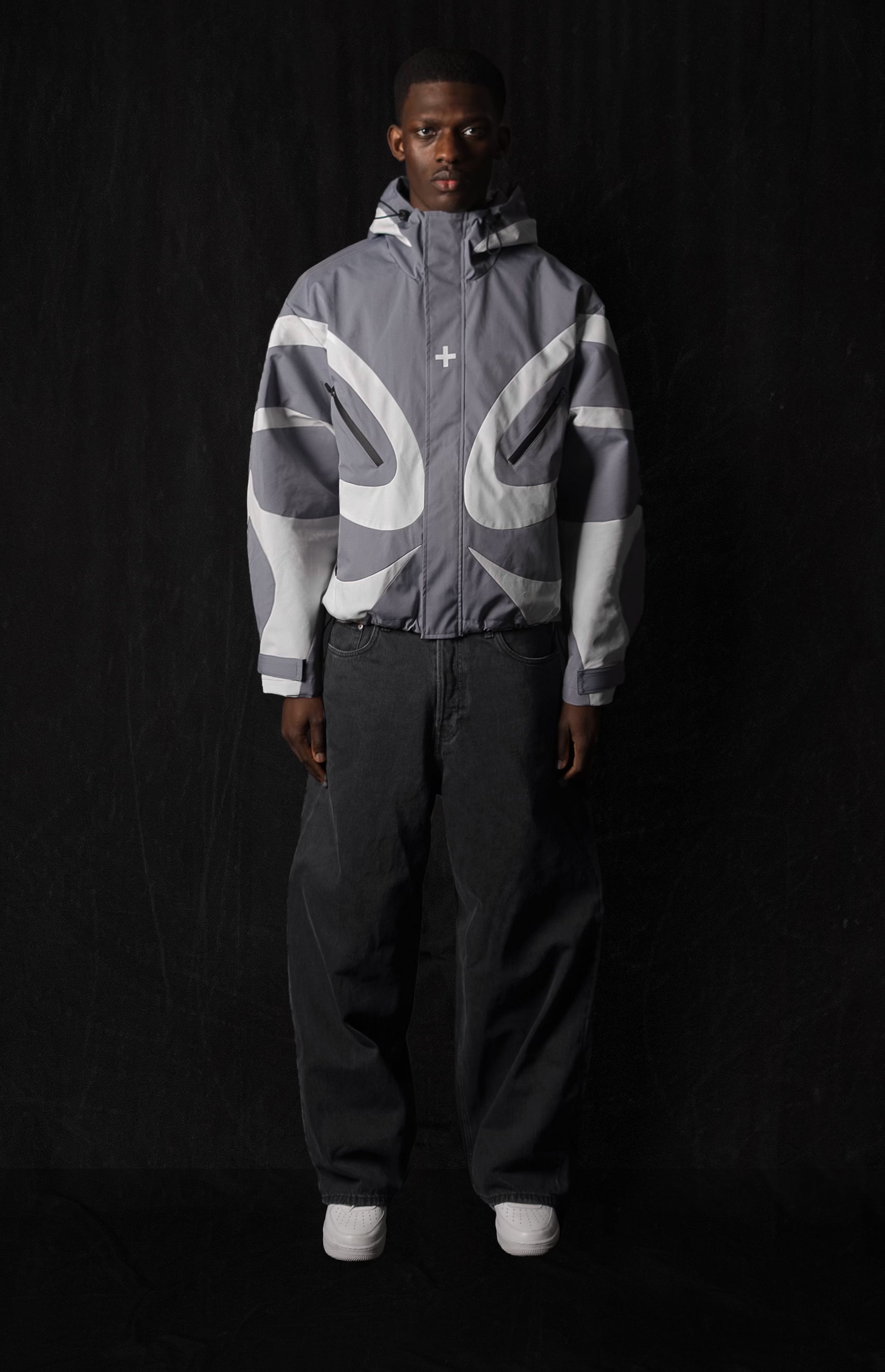 06. OCTO Shell Jacket - Stone/Ivory