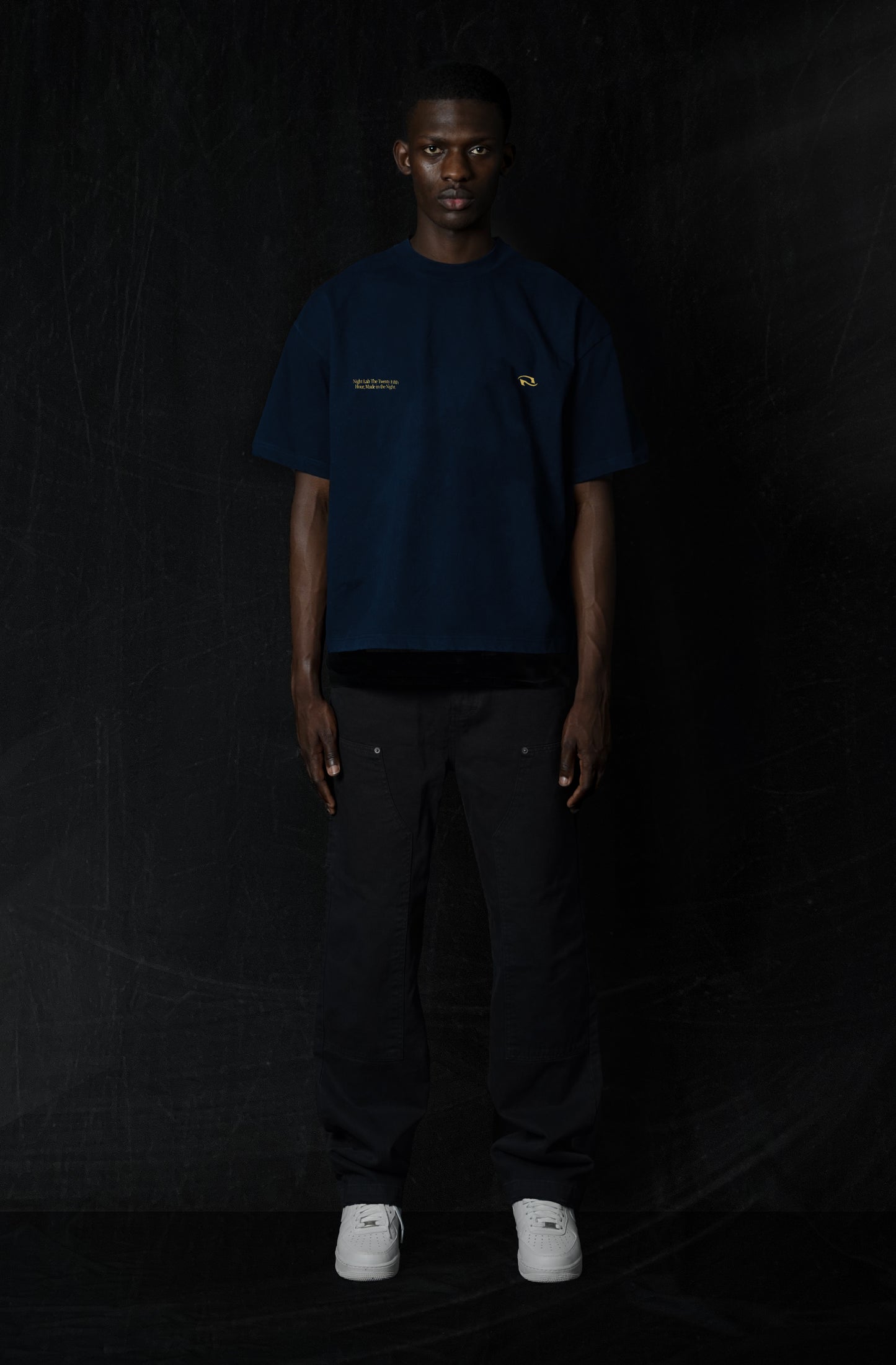 NL25h Heavyweight Quote Tee - Navy