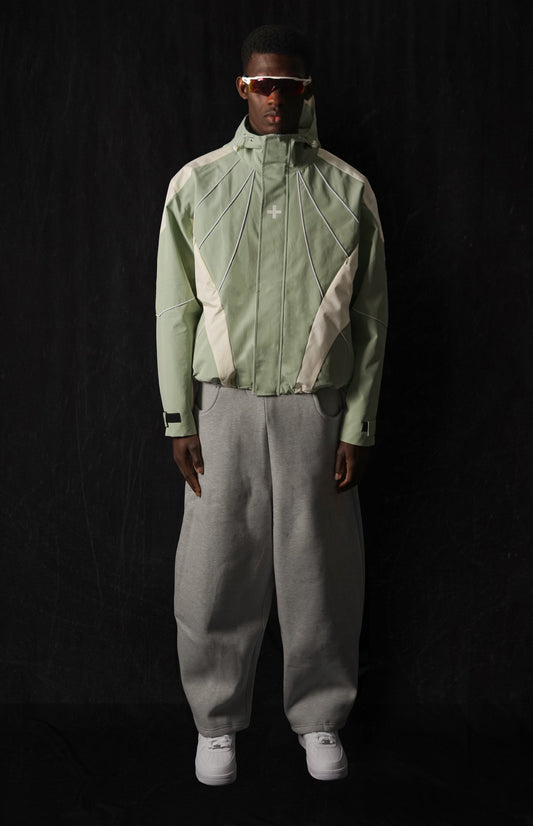 001. Ventus Shell Jacket - Green/Cream