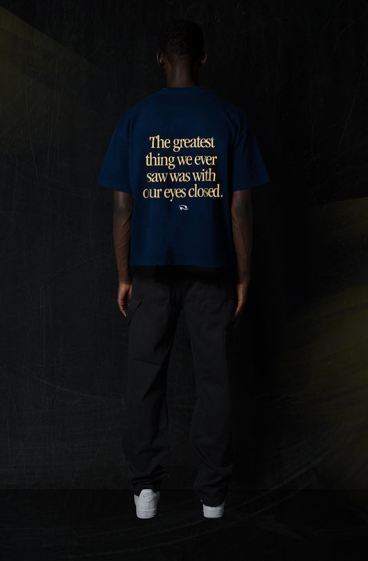 NL25h Heavyweight Quote Tee - Navy