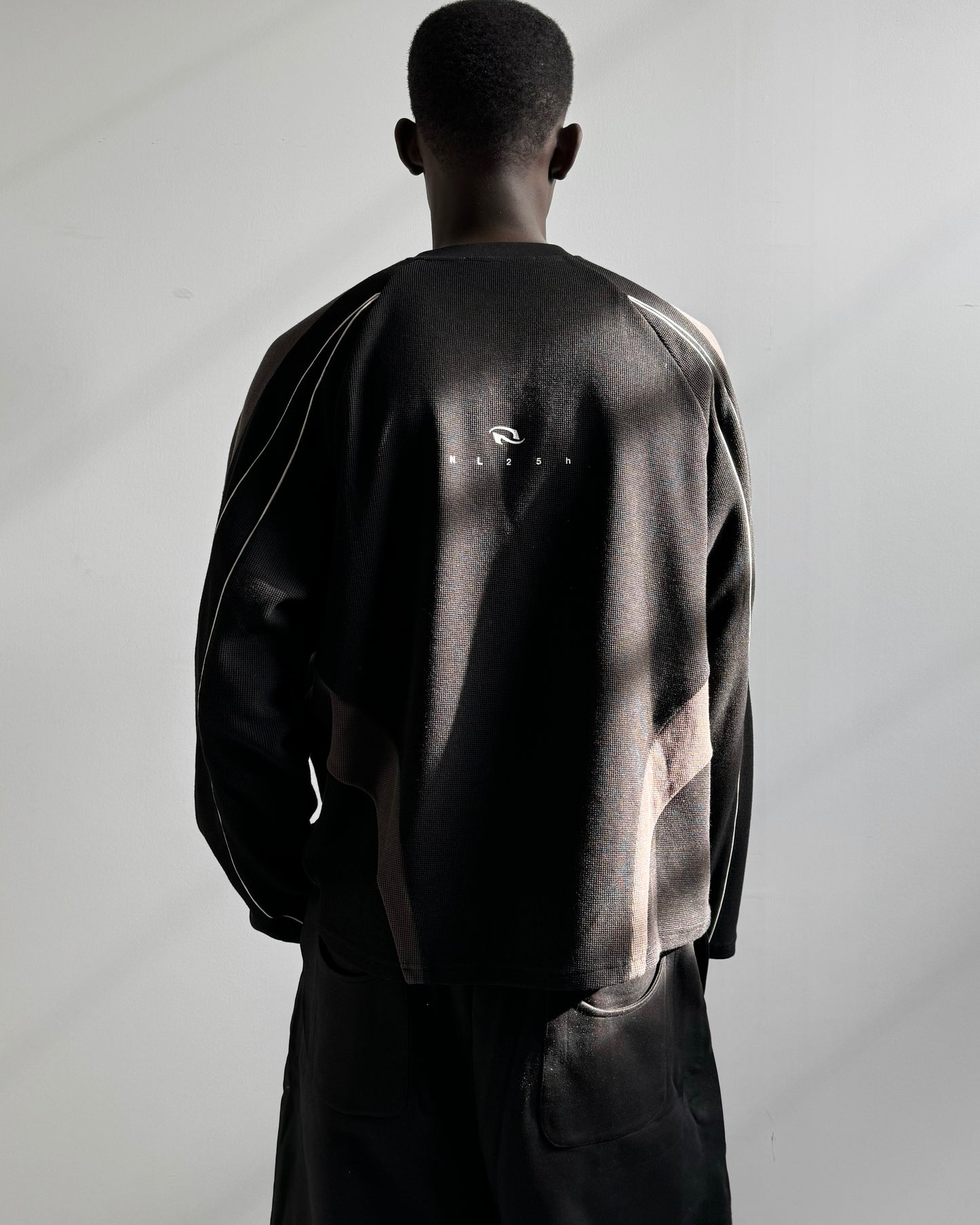 04. ITN Waffle Long Sleeve - Black