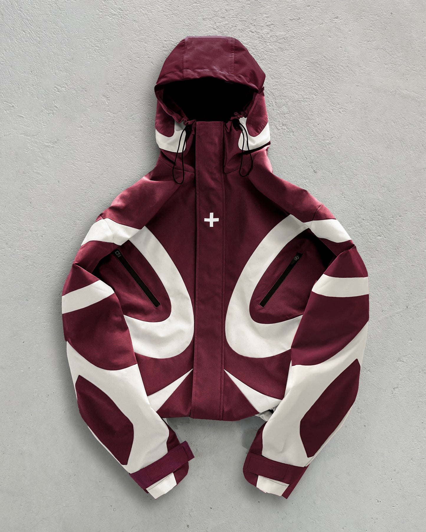 001. OCTO Shell Jacket Maroon