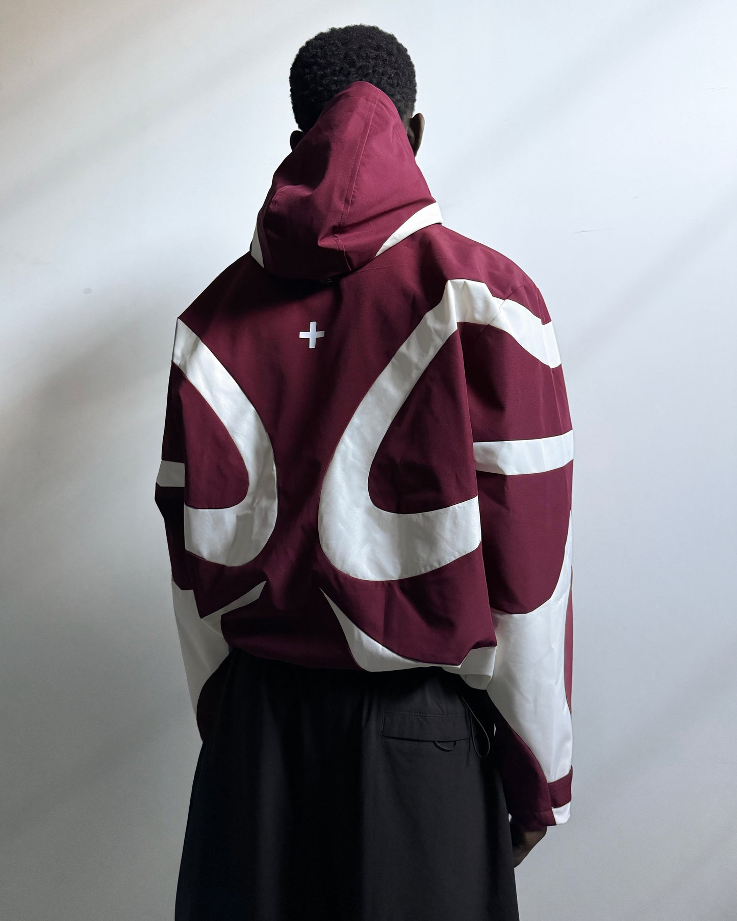 001. OCTO Shell Jacket Maroon