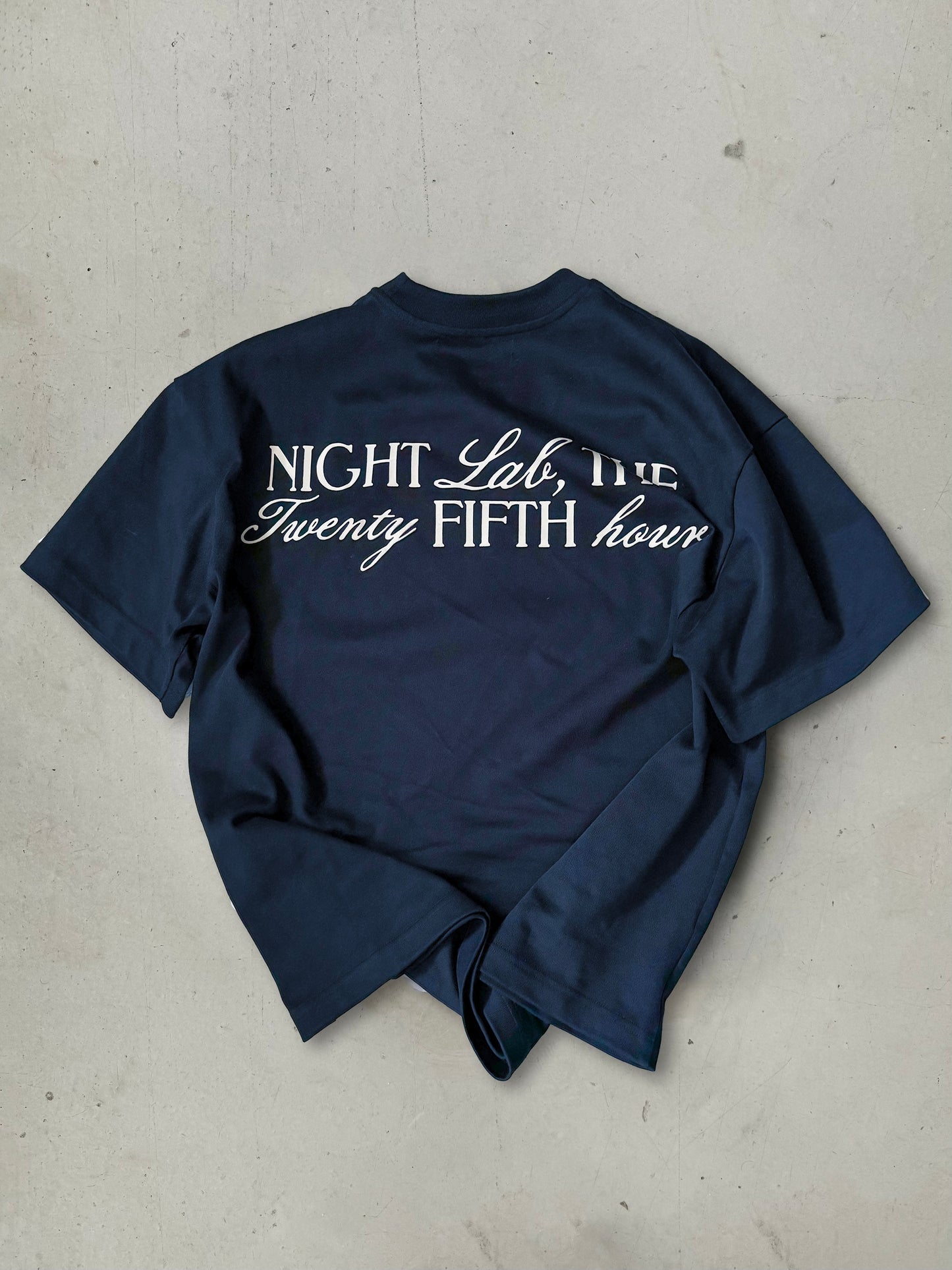 002. 25th Hour Heavyweight Tee Navy