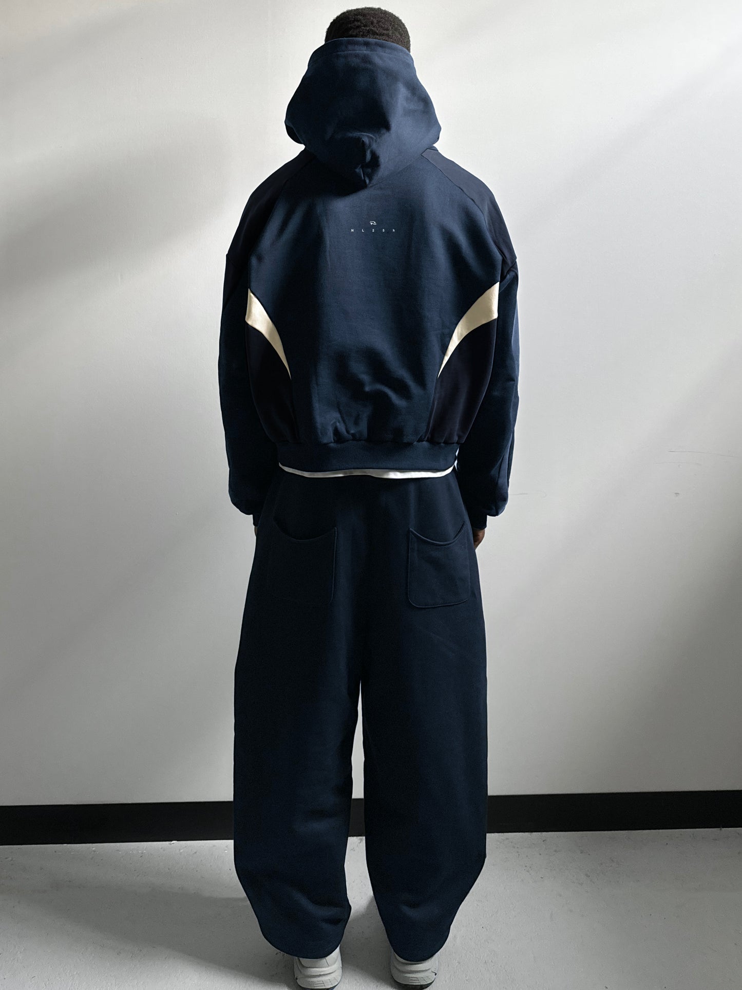 000. Night Lab Zip Hoodie - Navy