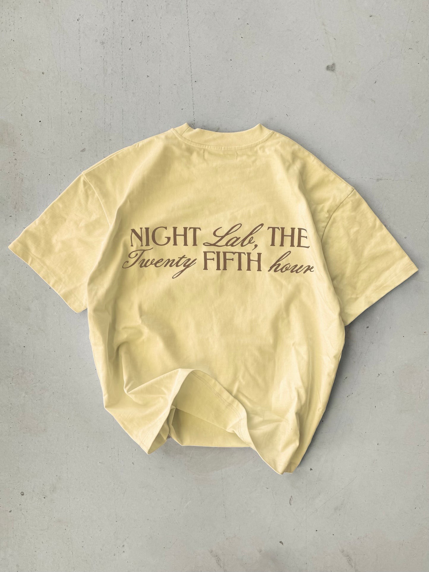 002. 25th Hour Heavyweight Tee Yellow