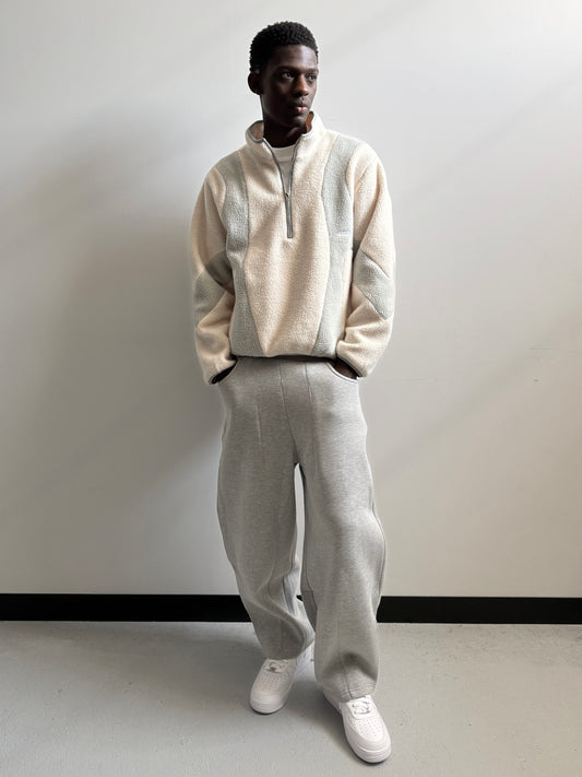 005. Night Lab Spring Fleece - Cream/Grey (PRE-ORDER)