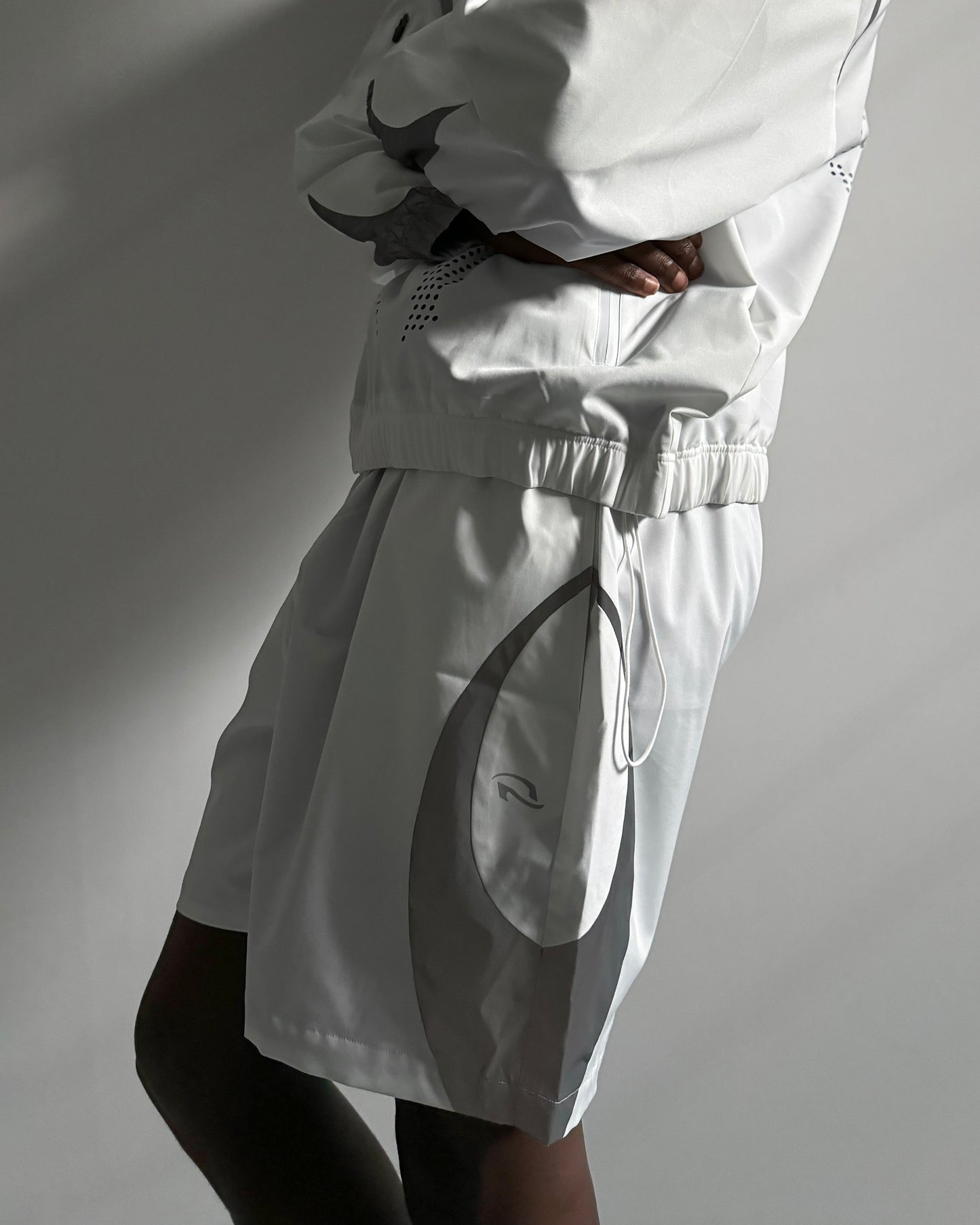 050. PERF Shorts - Titanium White