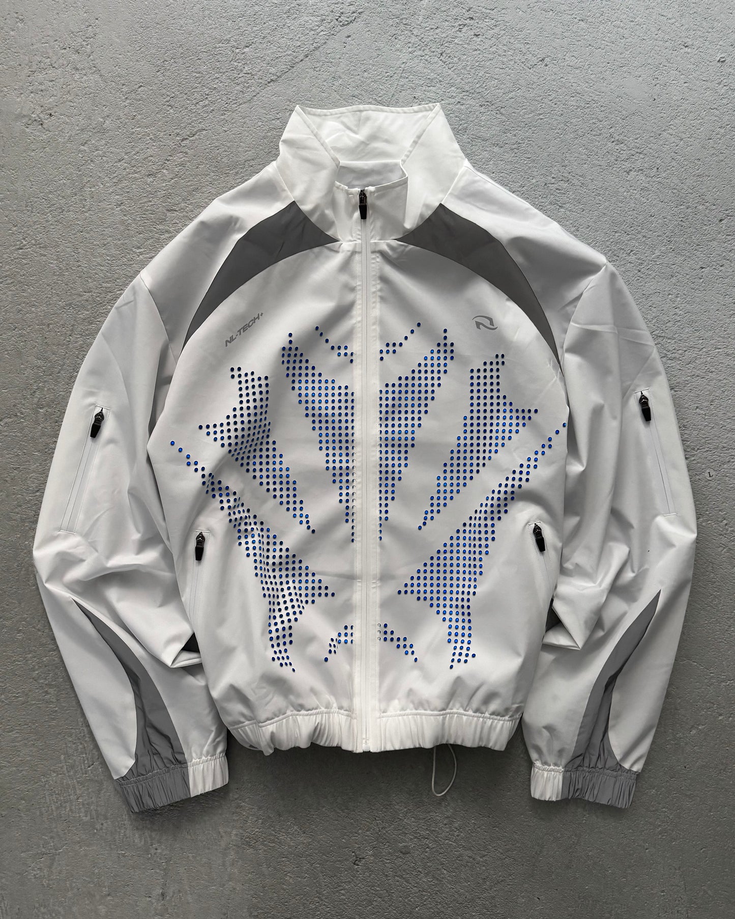 011. PERF Shell Jacket - Titanium White