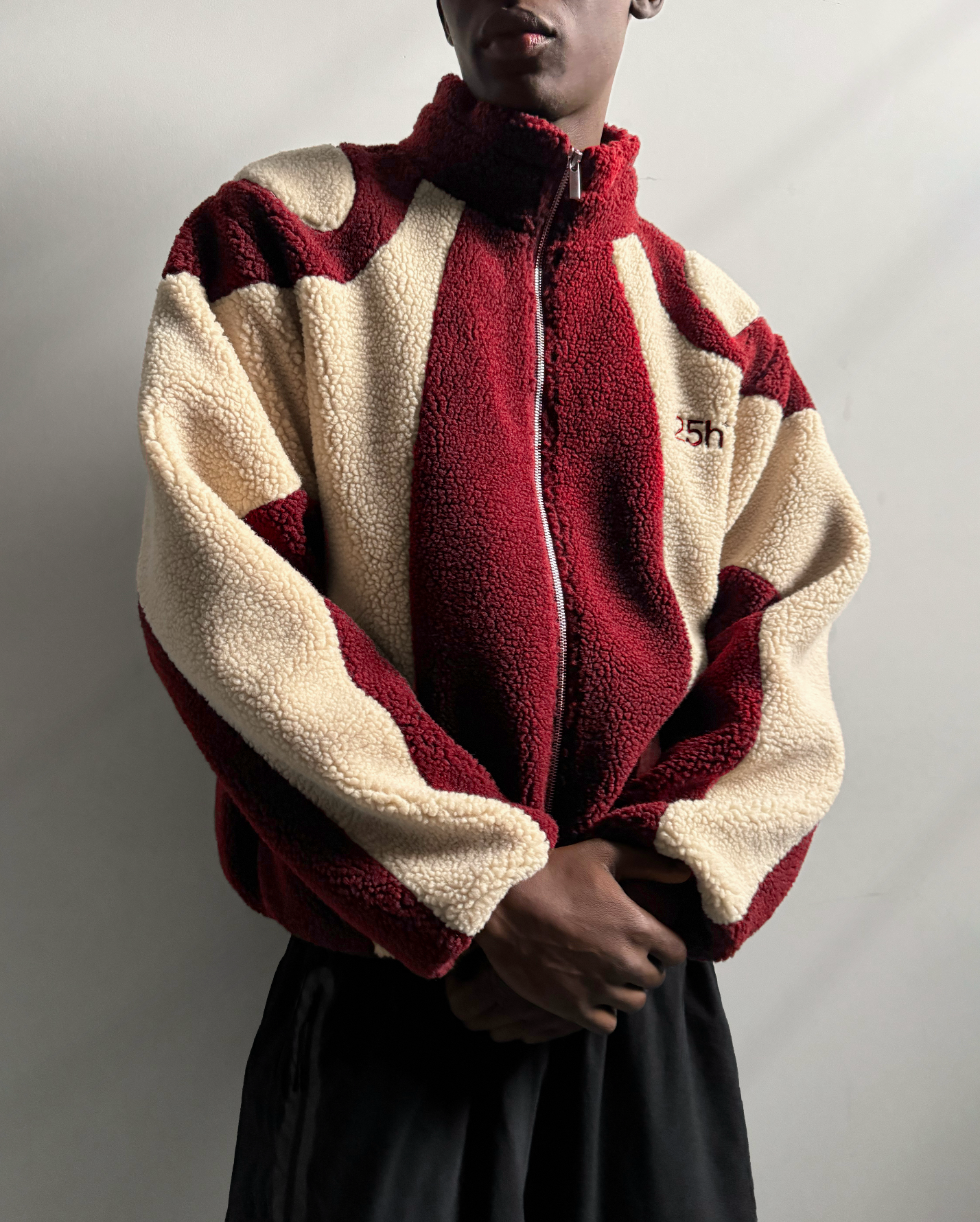 05. Night Lab Fleece - Red/Cream